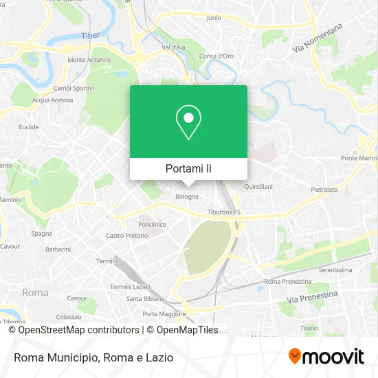 Mappa Roma Municipio