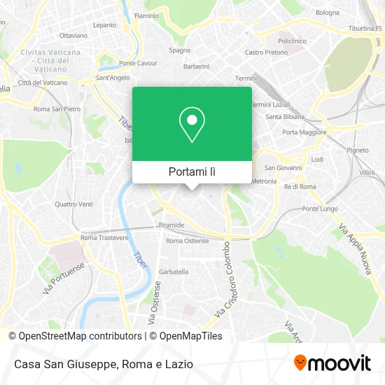 Mappa Casa San Giuseppe