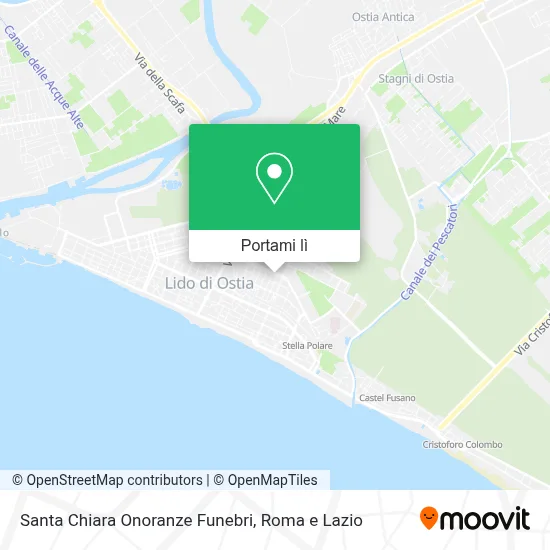 Mappa Santa Chiara Onoranze Funebri