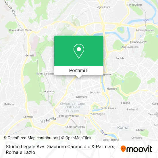Mappa Studio Legale Avv. Giacomo Caracciolo & Partners