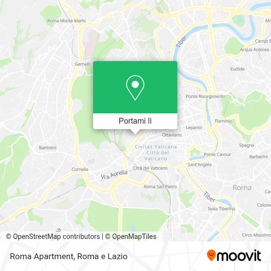 Mappa Roma Apartment