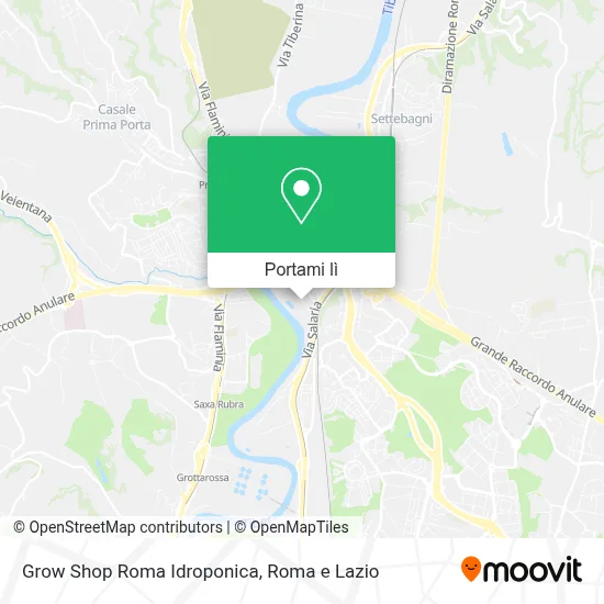 Mappa Grow Shop Roma Idroponica