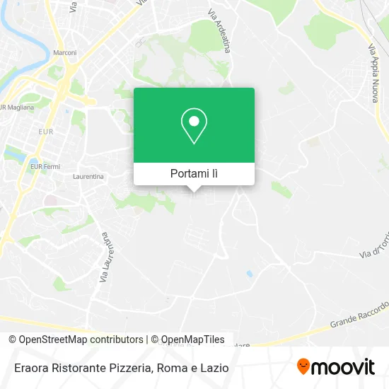 Mappa Eraora Ristorante Pizzeria