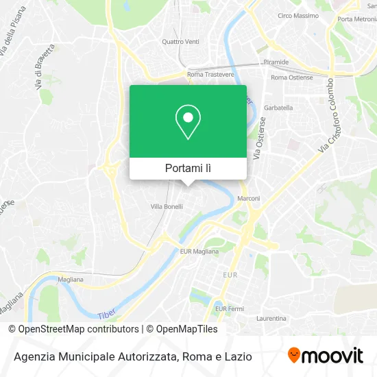 Mappa Agenzia Municipale Autorizzata