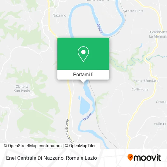 Mappa Enel Centrale Di Nazzano
