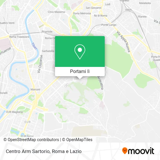 Mappa Centro Arm Sartorio