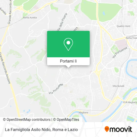 Mappa La Famigliola Asilo Nido