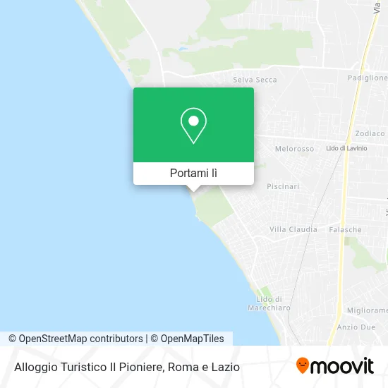 Mappa Alloggio Turistico Il Pioniere