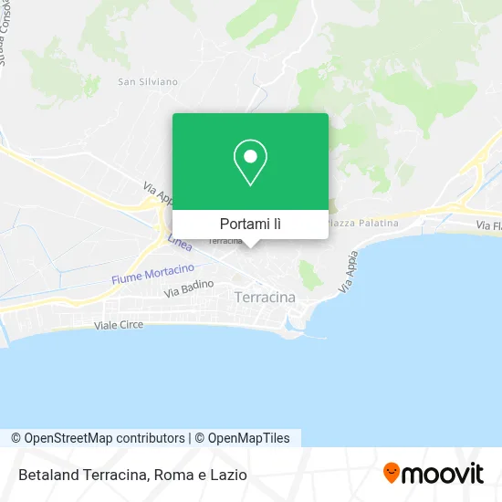 Mappa Betaland Terracina