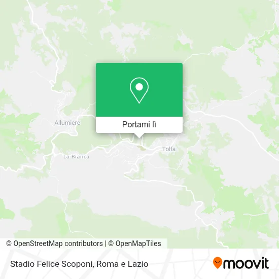 Mappa Stadio Felice Scoponi