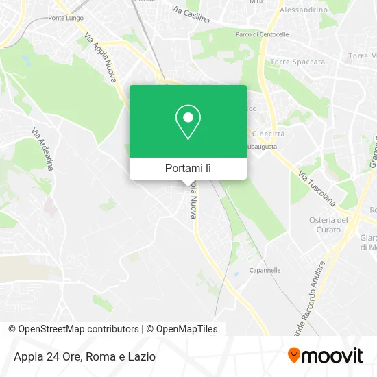 Mappa Appia 24 Ore