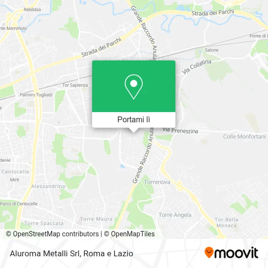 Mappa Aluroma Metalli Srl