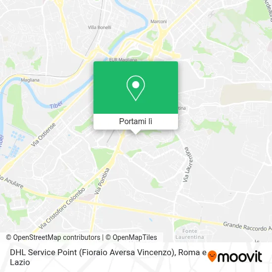 Mappa DHL Service Point (Fioraio Aversa Vincenzo)