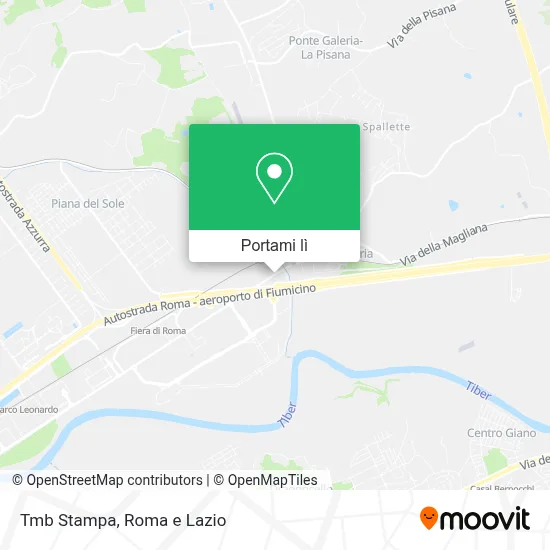 Mappa Tmb Stampa