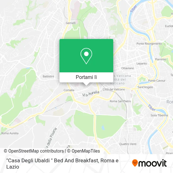 Mappa "Casa Degli Ubaldi " Bed And Breakfast