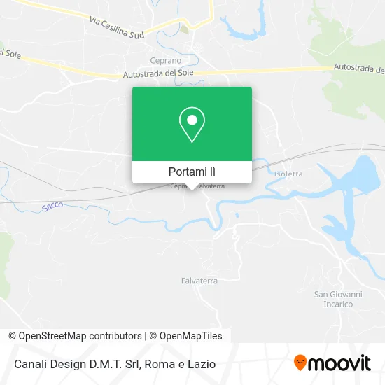 Mappa Canali Design D.M.T. Srl