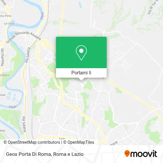 Mappa Geox Porta Di Roma