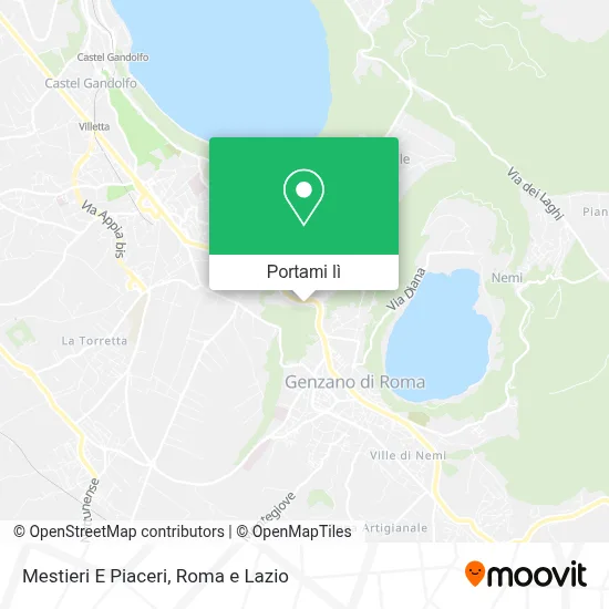 Mappa Mestieri E Piaceri