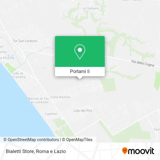Mappa Bialetti Store