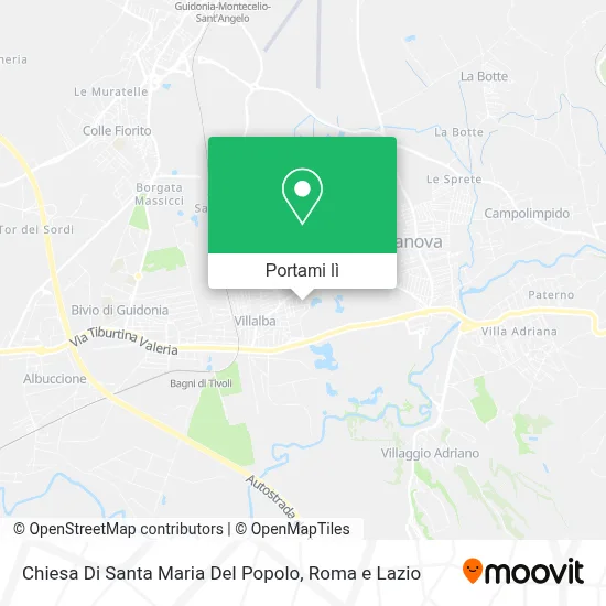 Mappa Chiesa Di Santa Maria Del Popolo
