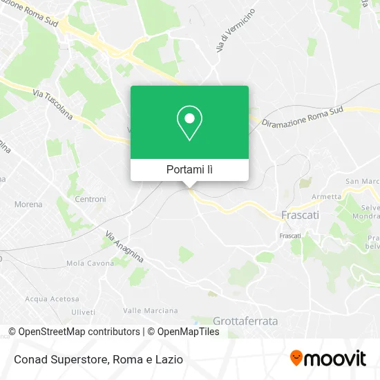 Mappa Conad Superstore