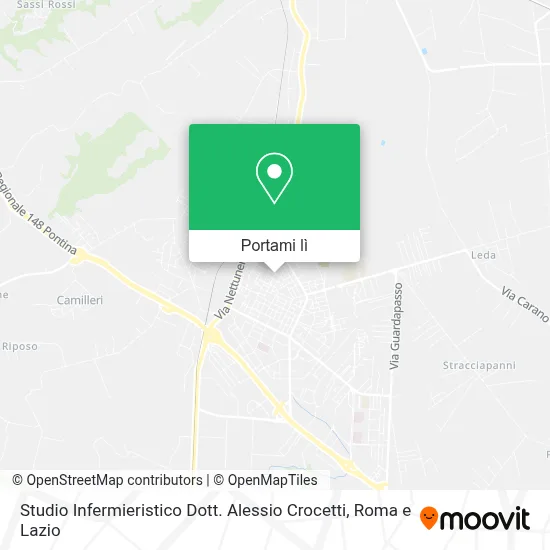 Mappa Studio Infermieristico Dott. Alessio Crocetti