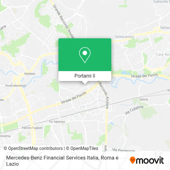 Mappa Mercedes-Benz Financial Services Italia