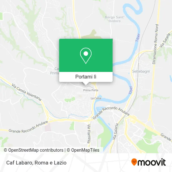 Mappa Caf Labaro