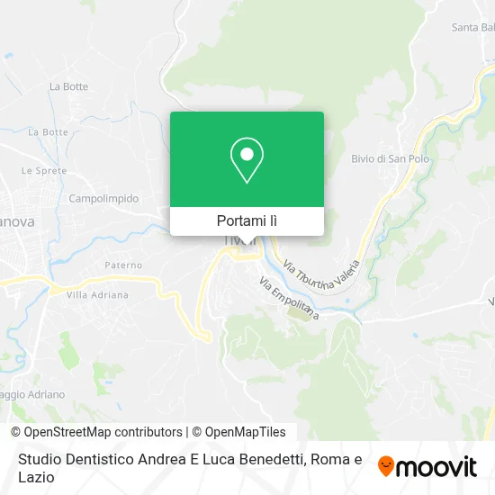 Mappa Studio Dentistico Andrea E Luca Benedetti