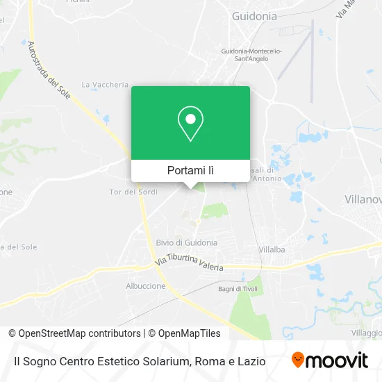 Mappa Il Sogno Centro Estetico Solarium