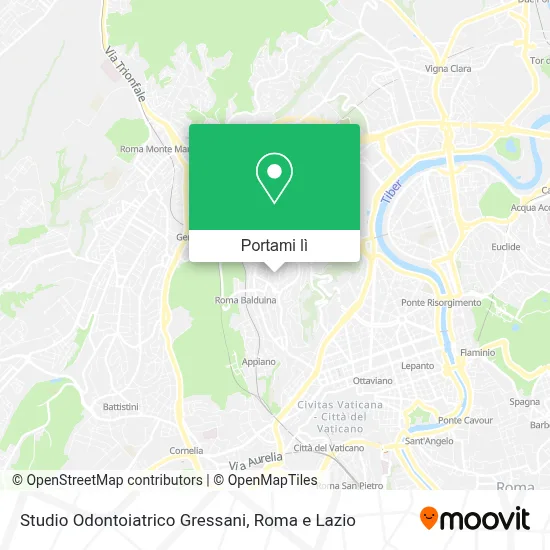 Mappa Studio Odontoiatrico Gressani