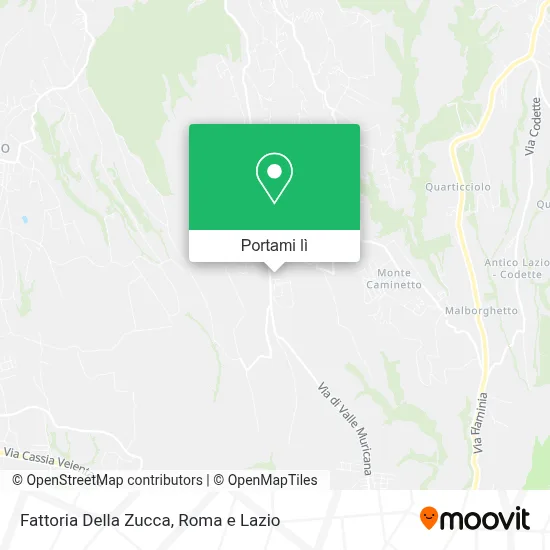 Mappa Fattoria Della Zucca