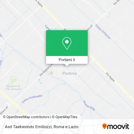 Mappa Asd Taekwondo Emiliozzi