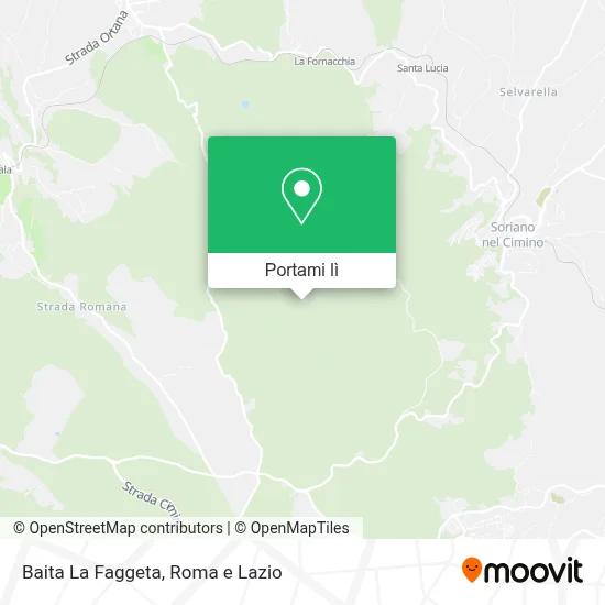 Mappa Baita La Faggeta