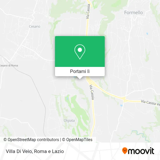 Mappa Villa Di Veio