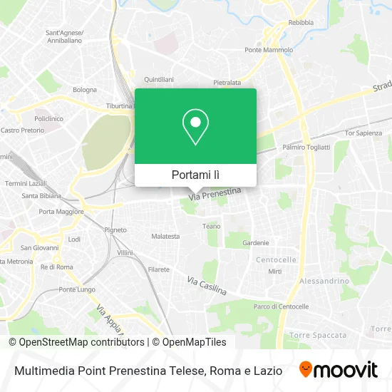 Mappa Multimedia Point Prenestina Telese