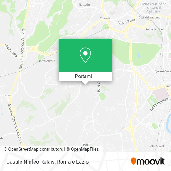 Mappa Casale Ninfeo Relais