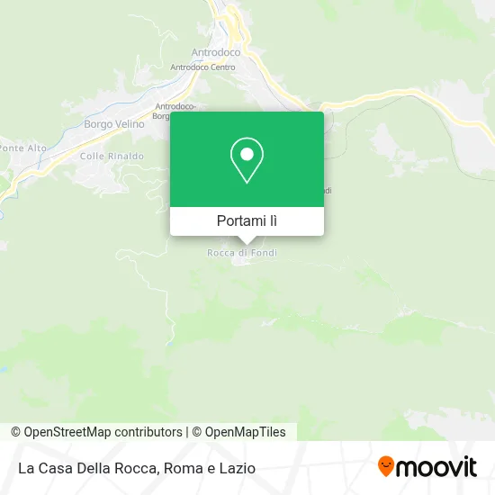 Mappa La Casa Della Rocca
