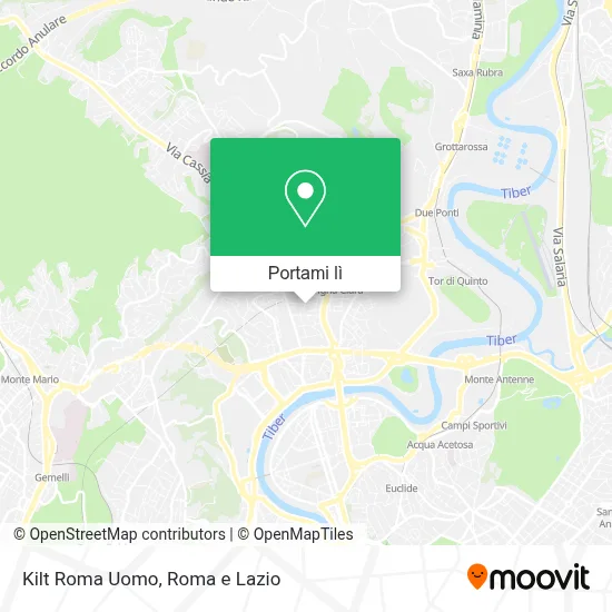 Mappa Kilt Roma Uomo
