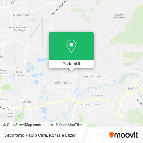 Mappa Architetto Paolo Cara
