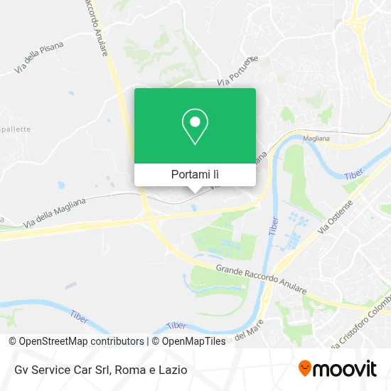 Mappa Gv Service Car Srl