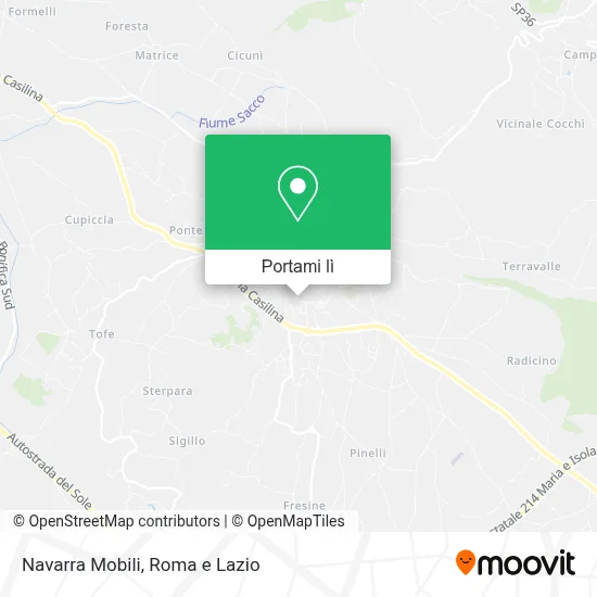 Mappa Navarra Mobili