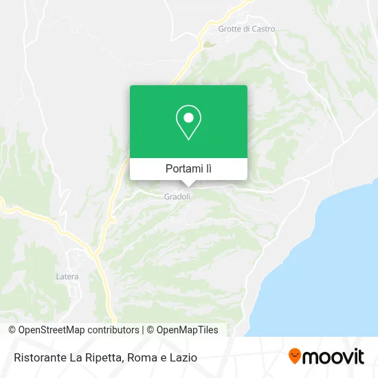 Mappa Ristorante La Ripetta
