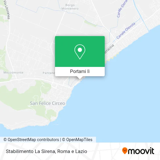 Mappa Stabilimento La Sirena