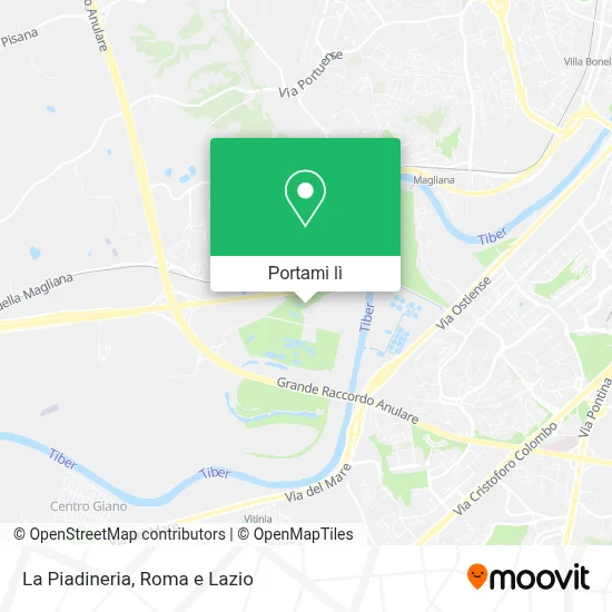 Mappa La Piadineria