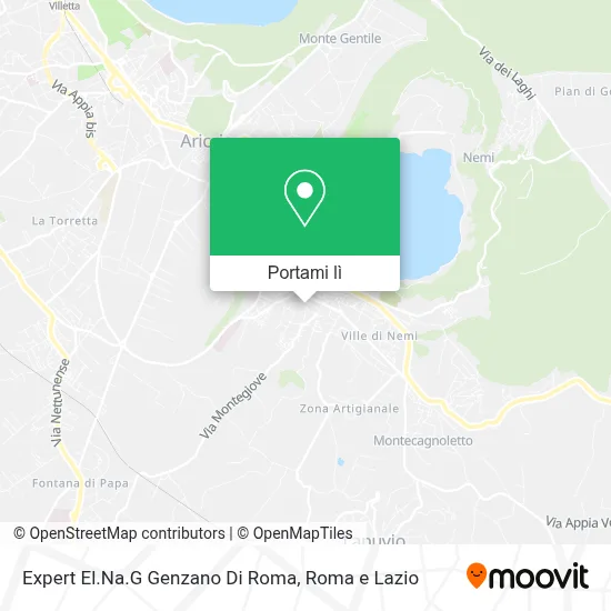 Mappa Expert El.Na.G Genzano Di Roma
