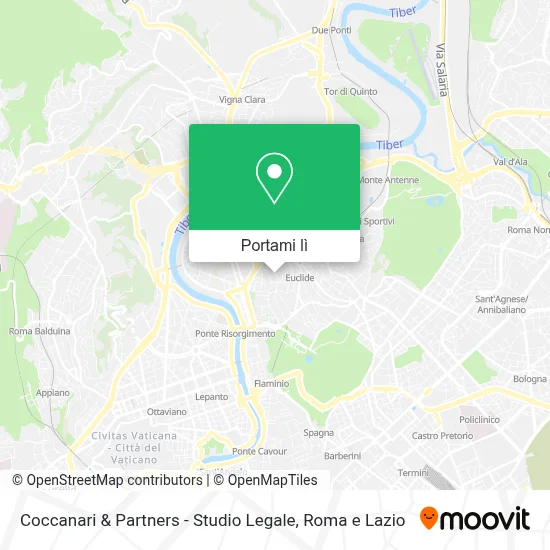 Mappa Coccanari & Partners - Studio Legale