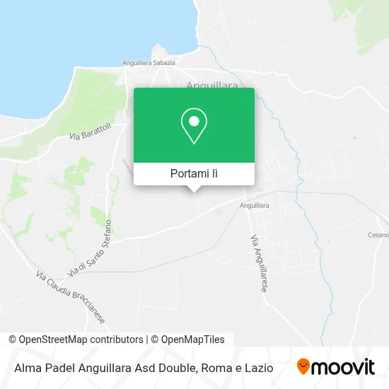 Mappa Alma Padel Anguillara Asd Double