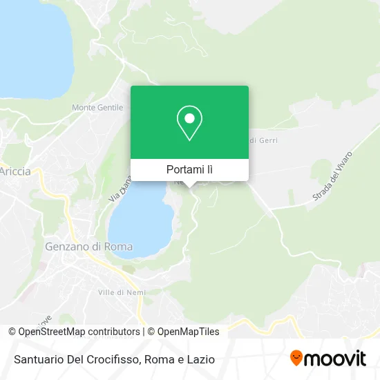Mappa Santuario Del Crocifisso