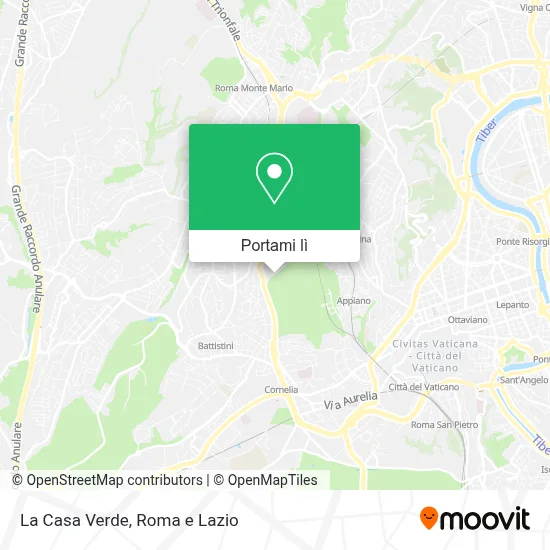 Mappa La Casa Verde